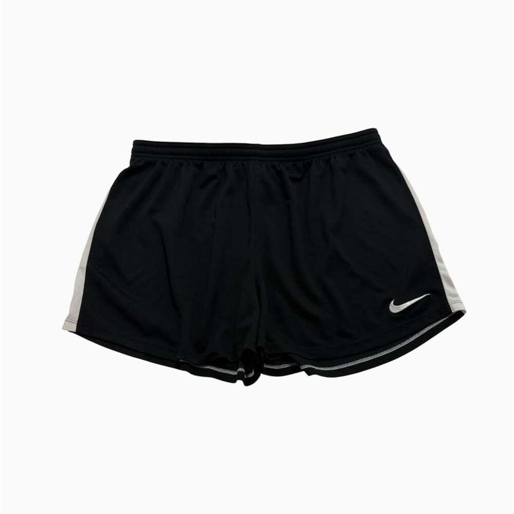 Nike Women's Black and White Shorts